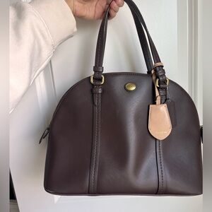 Coach Dark Brown Leather Satchel